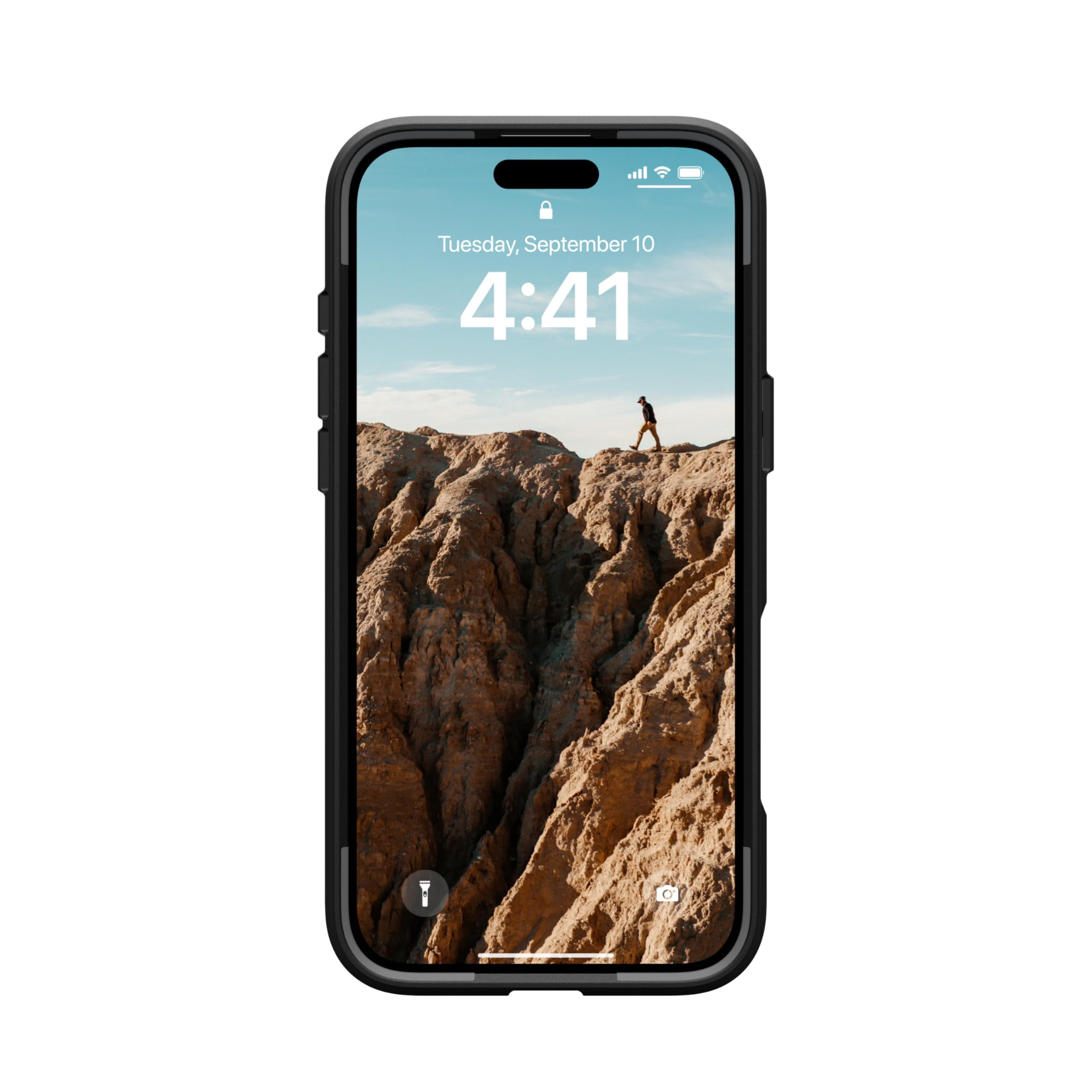 UAG iPhone 16 Plus Case 6.7" Civilian - Compatible with MagSafe Charging Rugged Slim Sleek Shockproof Anti-Slip Military Grade Protective Cover, Black