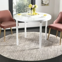 SAFAVIEH Meadow Hudson Abstract Area Rug, Beige, 6'7" x 6'7" Round