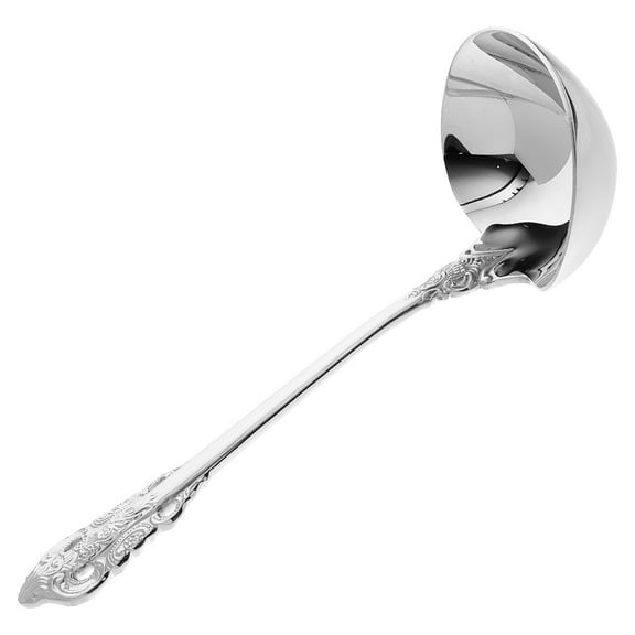 Stainless Steel Soup Ladle Kitchen Serving Ladle Soup Spoon Hot Pot Ladle