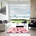 thumbnail image 6 of Ahgly Company Indoor Rectangle Abstract Watermelon Pink Abstract Area Rugs, 7' x 10', 6 of 6