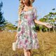 thumbnail image 4 of Vestido Paisley Game Day Florida White Marble 2 sin mangas, ropa de mujer, vestidos de verano, vestido de mujer, 4 of 7