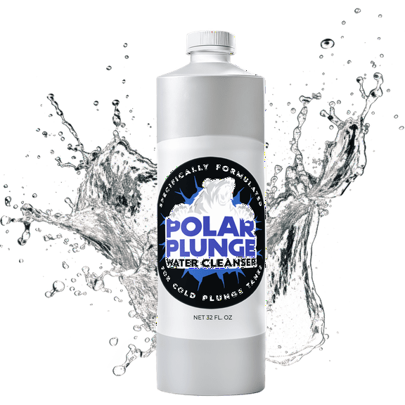 Polar Plunge Water Conditioner - For Cold Plunge & Ice Bath Tanks - Extends Water Freshness Between Changes - Free from Bleach & Ammonia - 32 Oz
