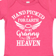 thumbnail image 4 of Inktastic Handpicked for Earth by My Granny in Heaven with Angel Wings Boys or Girls Baby Bodysuit, 4 of 5