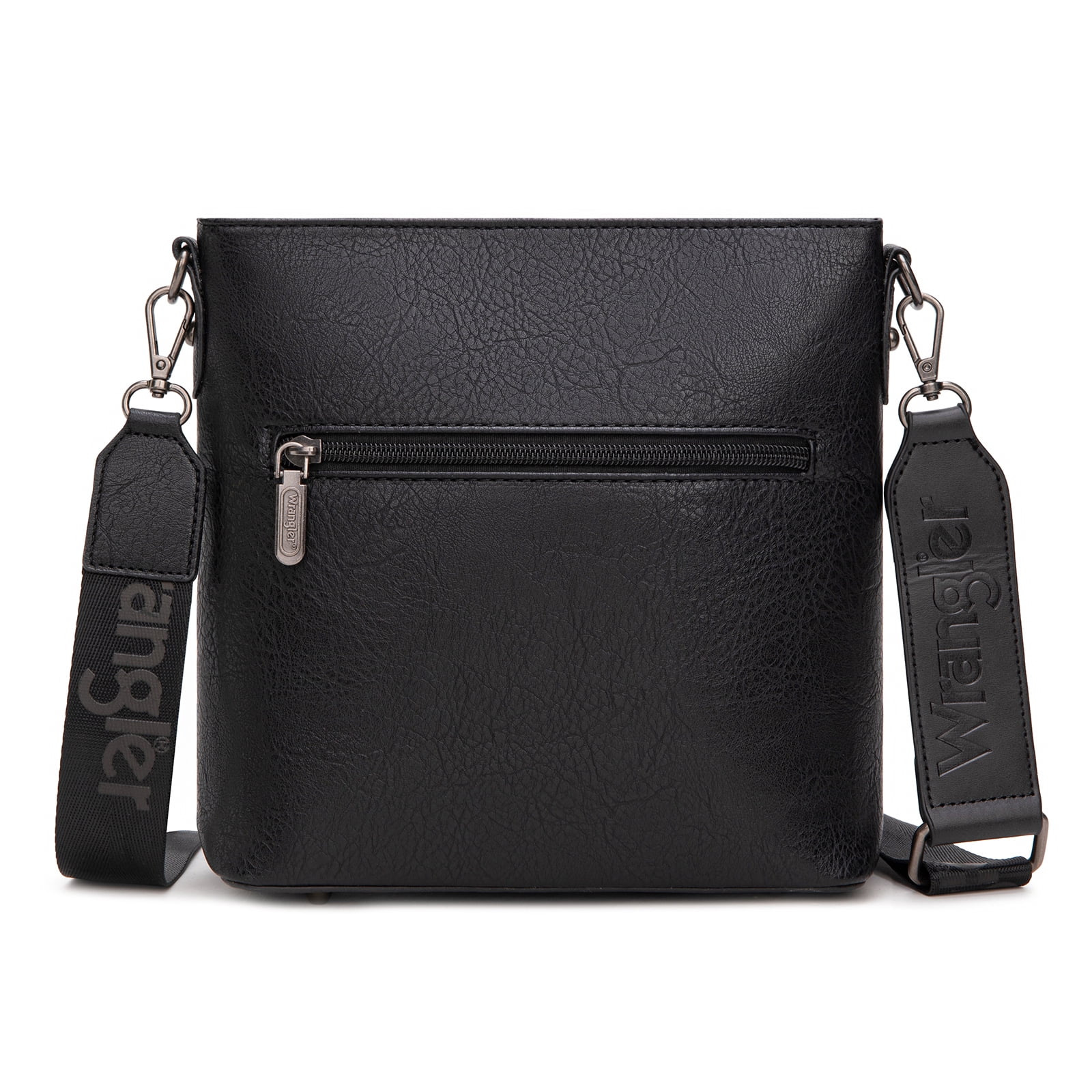 Wrangler Crossbody Purses for Women Two Tone Crossbody Bags Women Purses and Handbags, Art Black