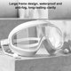 thumbnail image 2 of Gafas natación Anti-Fog Ajustable Vista ancha HD (adultos) Blanco, 2 of 9