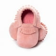 thumbnail image 2 of Finex Baby Tassel Suede Leather Shoes Newborn Candy Color Shoes, 2 of 4