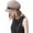 Brown, variant on Women's Straw Cap Newsboy Gatsby Ivy Visor Beach Hat with Bowknot