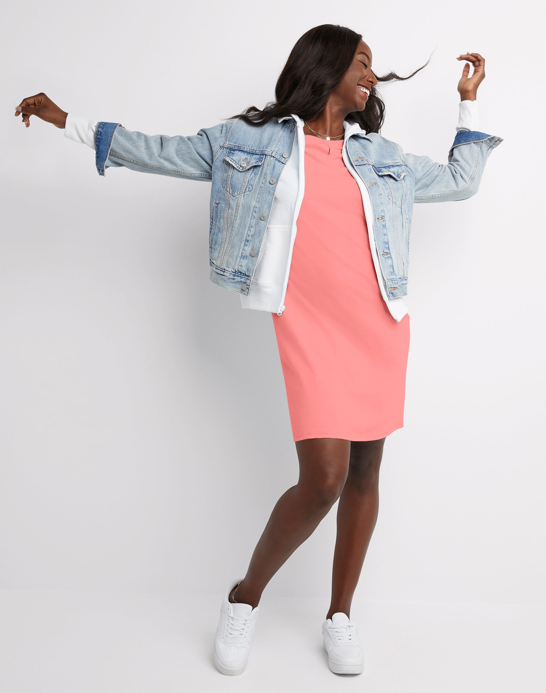 hanes t shirt dress Hanes Essentials Women's T-Shirt Dress, Cotton Lavender : Target