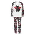 thumbnail image 1 of Argulvti Pyjama d'Halloween pour la Famille, Mignon Imprimé de Chat Noir, Haut Raglan à Manches Longues + Ensemble Pantalon, Tenue de Nuit d'Automne, 1 of 4