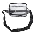 thumbnail image 1 of Waterproof PVC Clear Sling Bag, Transparent Large Capacity Adjustable Strap Chest Waist Pack For Sports Travel, 1 of 8