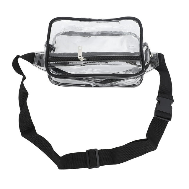 Waterproof PVC Clear Sling Bag, Transparent Large Capacity Adjustable Strap Chest Waist Pack For Sports Travel