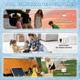 thumbnail image 3 of TopAutoGear 60 L / 63.4 QT 12 Volt Refrigerator,Dual Zone Portable Car Fridge Freezer,Electric Cooler Dual Temp Control -20°C-20°C 12/24V DC, 220-240V AC with Handle & Wheels for Camping, 3 of 6