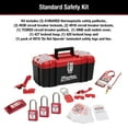 thumbnail image 3 of Master Lock 1457E410KA Portable Lockout Kit, 14-piece, Includes 4-Padlocks/Toolbox, 3 of 5