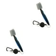 thumbnail image 4 of VONKY Stainless Steel Golf Club Brush Portable Handheld Replacement Solid Color Telescopic Double-sided Ball Brushes Blue with Lid 2Set, 4 of 6