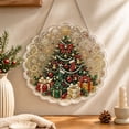 thumbnail image 2 of Dalang Christmas Wall Plaque, Rhinestone Acrylic Door Decoration, Bright Holiday Window Mantel Porch Seasonal Hanging Home Accent, 7.9 in, 2 of 7