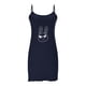 thumbnail image 4 of Camisón corto de talla grande para mujer, camisón de manga corta con estampado de pecho a la moda, camisón para mujer, 4 of 6