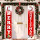 thumbnail image 5 of Navidad Colgando Banners Porch Signos Vertical Cumpleaños Exterior Decoración Adornos Inicio Ventana Adornos Afuera Puerta 16626 2 Piezas Speravity HA010123-04B, 5 of 6