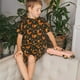 thumbnail image 4 of Balery Festive Squirrels Dark Forest Conjunto de Pijama Infantil de Manga Corta con Estampado – Ropa de Dormir de Algodón Suave-Medium, 4 of 6