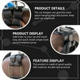 thumbnail image 4 of IFANLANDOR 4Pcs Car Back Seat Hooks ABS Black for Daily Use, 4 of 8