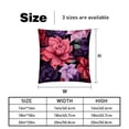 thumbnail image 5 of Fragmented Flowers Velvet Bed Pillow Set with Unique Patterns in Sizes 16x16, 18x18, and 20x20 Inches - Includes 2 Chair Pillow Covers,Bed Pillow for Any Occasion, 5 of 6