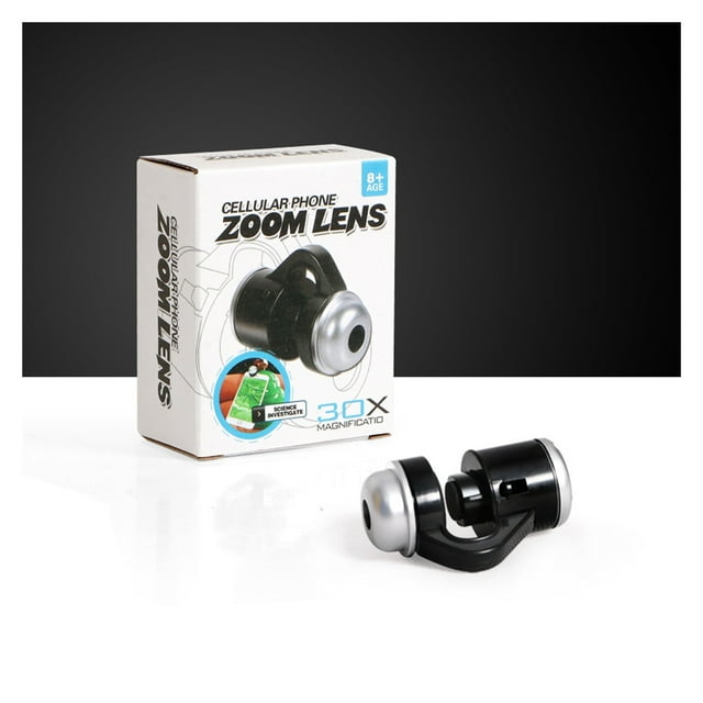 Kids' Portable Microscope Toy - Phone Clip with LED Light, Handheld Magnifier ,Widely Used