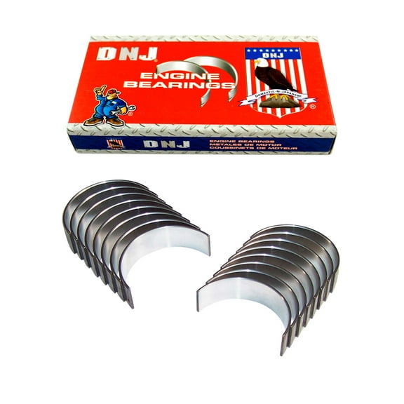 DNJ RB1100B Rod Bearings Set Standard Size Fits Cars & Trucks 1999-2013 Chrysler Dodge 1500 Aspen 4.7L V8 SOHC 16v
