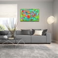 thumbnail image 5 of Epic Art 'Map Of Usa' by Dean Russo Acrylic Glass Wall Art, 36" x 24", 5 of 8