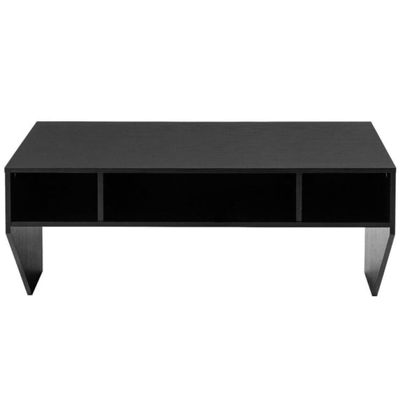 GVN Wall Mounted Floating Sturdy Computer Table with Storage Shelf-Black, Office Furniture, Computer Table for Home and Office