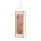 thumbnail image 1 of Zhuge Bolsas de embalaje de caja de regalo, flores de ventana transparente rectangular, regalos, bolsos de embalaje de vino tinto (marco naranja blanco), 1 of 5