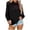 Black, variant on Cool Grandma Club Long Sleeve Pullover Sweatshirt For Women Comfortable And Casual Shirt Half Zip Ladies