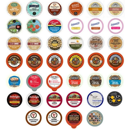 best use by 08/08/24 Flavored Coffee Variety Sampler Pack for Keurig K-Cup Brewers, 40 Count