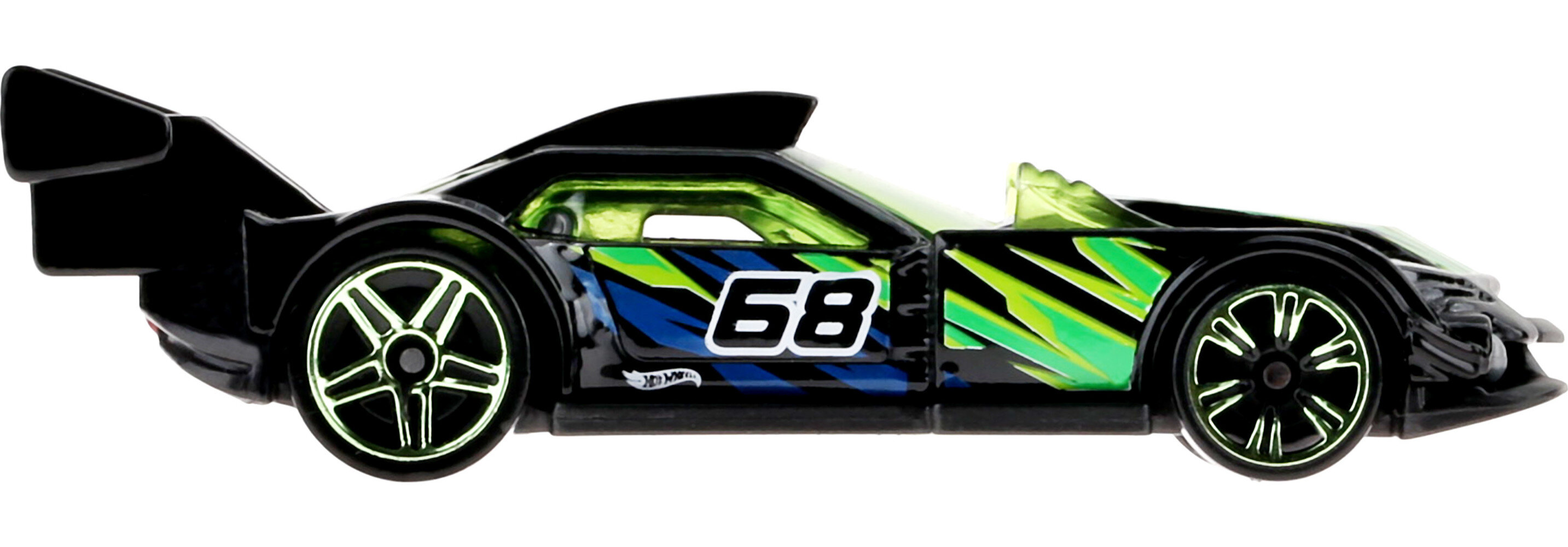Hot Wheels Cars, Neon Speeders, 1 Die-Cast Toy Car in 1:64 Scale with Neon Designs - image 2 of 6