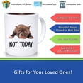 thumbnail image 3 of Funny American Bully Chocolate Not Today Dog Mug, Lazy Gift For Women Dogs Mom Coffee Mug 11oz, Mother's Day Gifts For Mom From Son, Kids, Gift For Mom, Funny Mom Mug, Birthday, Christmas Gift 11oz O, 3 of 4