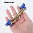 thumbnail image 3 of Miangastore 4pcs Copper Ground Bar Terminal Block With Base For Electrical Circuit Connection Grounding Bus Bar Ground Terminal Bar High Power Terminal Block Ground Bus Bar, 3 of 9