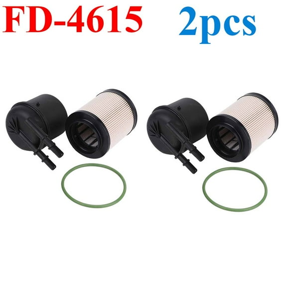 2 PC FD4615 Fuel Filter For 2011-2016 Ford 6.7L V8 Diesel F250 F350 F450 F550 US