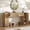 Oak, variant on Winkalon 63" Fluted Console Table for Entryway, Modern Entryway Table with 2 Large Drawers, Long Sofa Table Behind Couch for Living Room, Hallway, Couch, Foyer,Oak