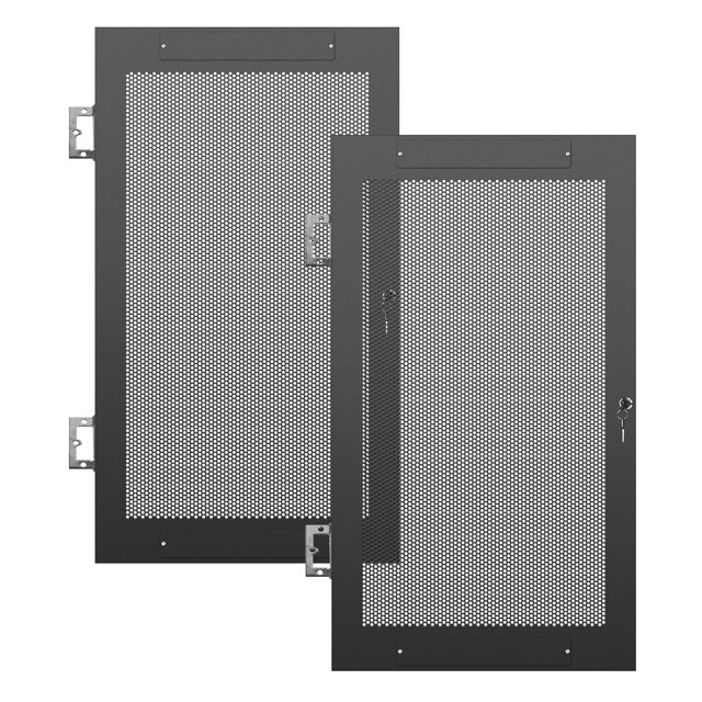Sound Town Server Rack Doors, for STRK-M21U Server Rack (STRK-DS21U)