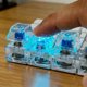 thumbnail image 2 of Llavero con teclado mecánico, colgante, juguete antiestrés con sonido táctil, botones de luz LED transparentes, llavero portátil, 2 of 7