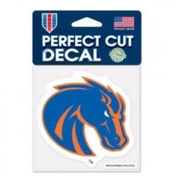 Wraft 3208595346 4 x 4 in. Boise State Broncos Perfect Cut Color Decal