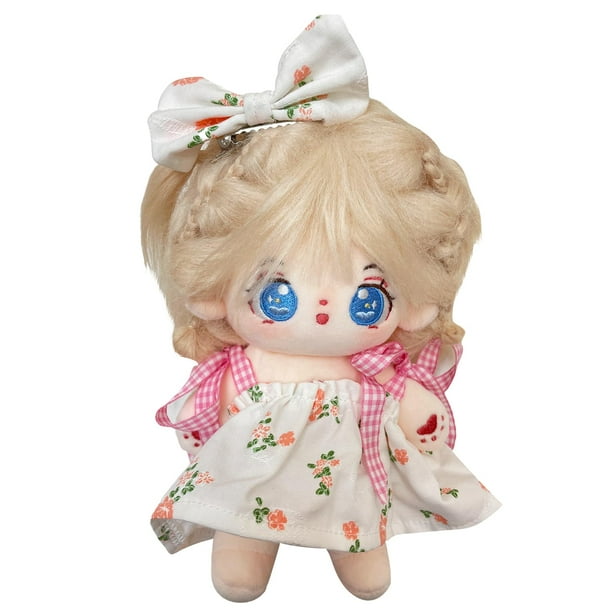 S Oujcen Muñeco De Peluche Posable De 20 Cm - Lindo Juguete De Peluche De Algodón con Esqueleto Articulado - Muñeco De Vestir Suave De Anime - Adorable Coleccionable Kawaii-02