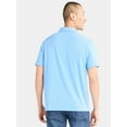 thumbnail image 4 of George Men's & Big Men's Poly Polo with Short Sleeves, Sizes S-3XL, 4 of 5
