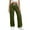 Army Green, variant on SwiftWear Women's Straight Leg Cargo Pants with Elastic Waist, Casual Loose Fit Multi-Pocket Workwear Trousers Comfortable Utility Pant with Side Pockets