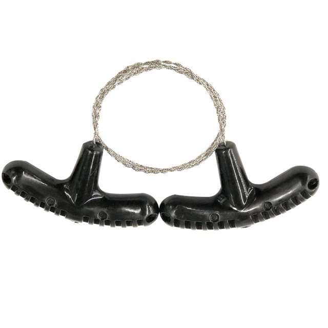 Greeniant Agarre de motosierra de cuerda, herramienta de corte de supervivencia, rebanador de Metal, mano de obra multiusos, accesorios de supervivencia, Escalada negro Greeniant OD001462-01