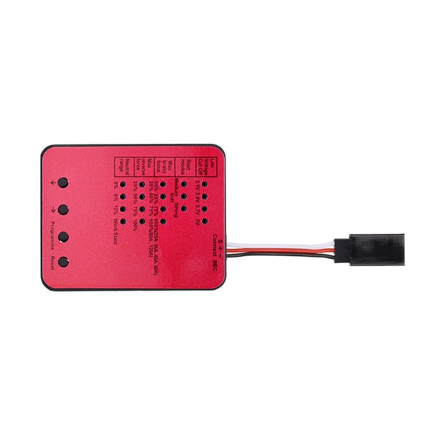 Tholdsy Tarjeta de programación de controlador de velocidad Universal, programador de operación de botón de modo de arranque de fuerza de freno de Kits de construcción modelo Rojo Tholdsy FN010886-02