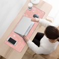 thumbnail image 3 of Functional and Stylish: Large Pink Desk Mat with31.5x11.8 inches Mousepad, Ergonomic Desk Pad for All Your Home Office Needs - Stay Positive, 3 of 7