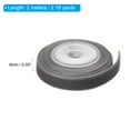 thumbnail image 2 of Uxcell 0.35 Inch x 2.18 Yard Velvet Ribbons Single Faced Vintage Velvet Ribbons Spool for Decor DIY Grey, 2 of 6