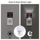 thumbnail image 3 of Balery Breast Cancer Luz Nocturna LED con Sensor Automático, Enchufe con Sensor Crepuscular, Luz Suave de 0.5W para Dormitorio, Pasillo, Baño-EU, 3 of 7