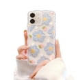 thumbnail image 1 of Compatible with iPhone 12 Pro Max Clear Case with Flower Cute Strawberry Lace Design for Girls Woman TPU Protective Slim Shockproof Floral Case for iPhone11, 1 of 8