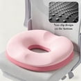 thumbnail image 4 of Stress-Relieving Thickened Chair Cushion Soft Memorys Foam Seat Cushion For Office Chair Kitchen Dining Desk Wheelchair Non-Slide Bottom Round Pad, 4 of 6