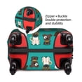 thumbnail image 4 of Kll Cartoon Dogs Luggage Cover Suitcase Cover Suitcase Protector (Luggage not included)-Medium, 4 of 8